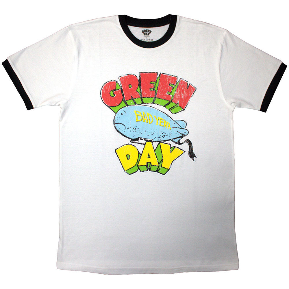 Green Day Bad Year Blimp T-shirt Front
