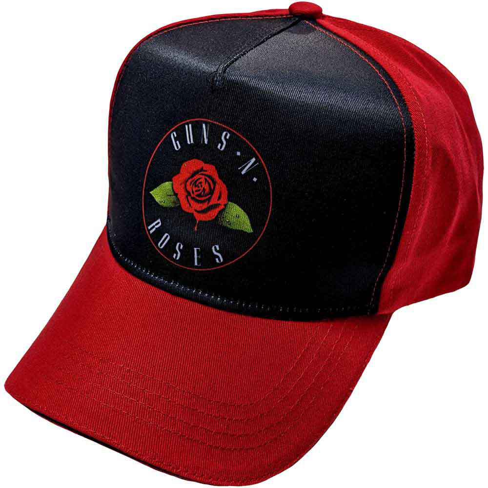 Guns N Roses Rose Baseball Cap Front