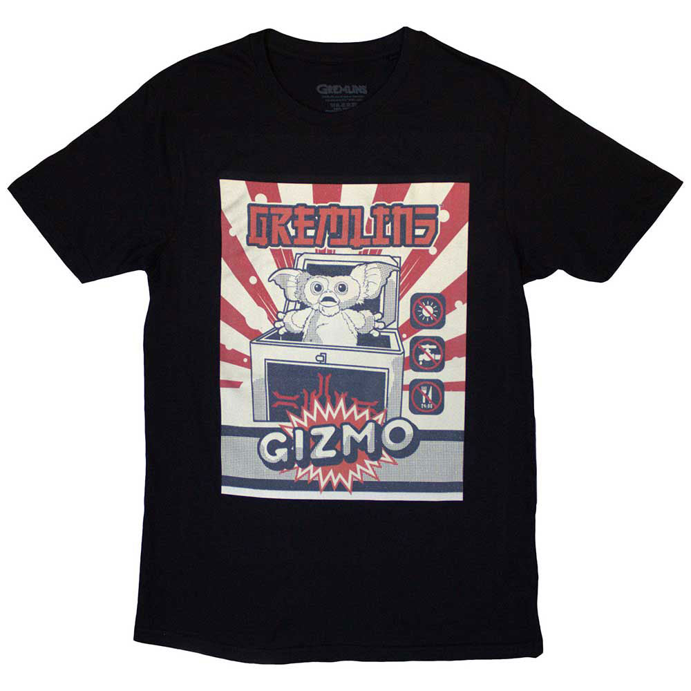 Gremlins Gizmo Japanese Advert T-shirt Front