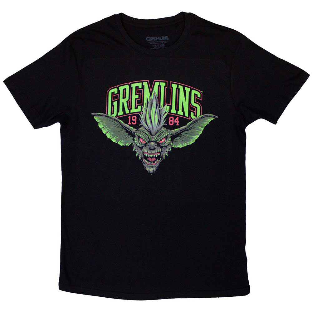 Gremlins Stripe 1984 Green Logo T-shirt Front