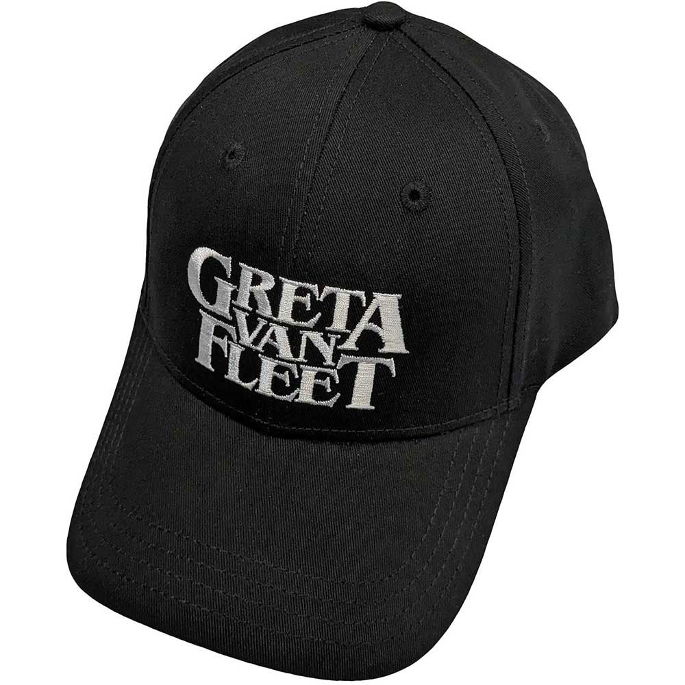 Greta Van Fleet White Logo Baseball Cap Front