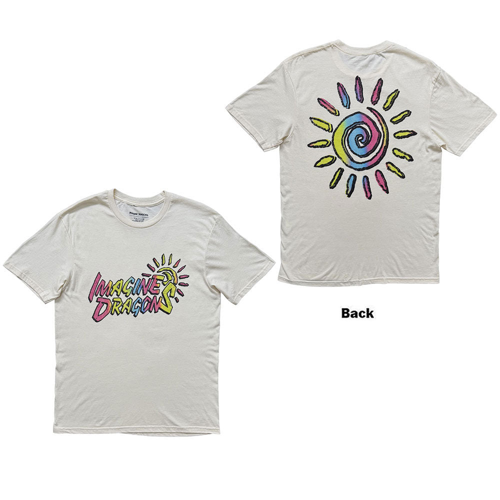 Imagine Dragons Sun Logo T-shirt Front