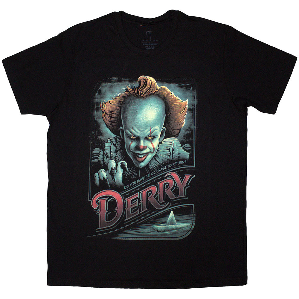 IT Pennywise Derry T-shirt Front