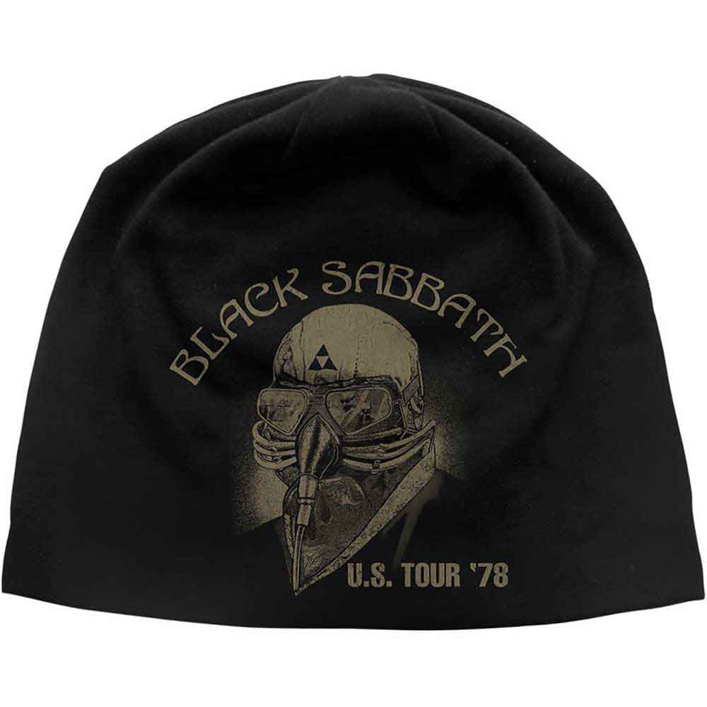 Black Sabbath Us Tour '78 Jd Print Beanie Front