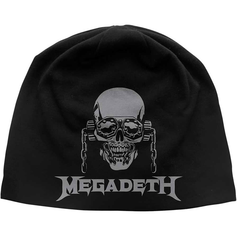Megadeth Vic / Logo Jd Print Beanie Front