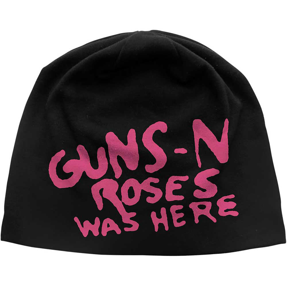 Guns N Roses Was Here Jd Print Beanie Front