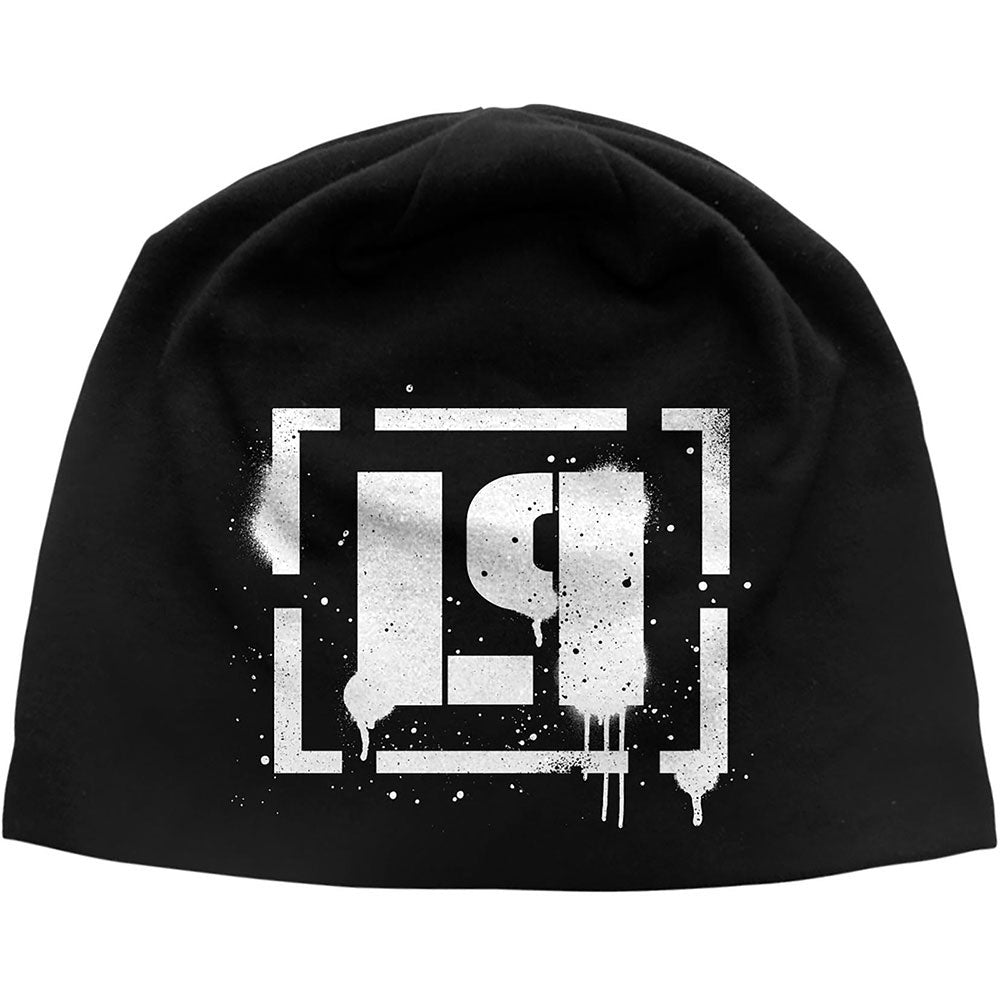 Linkin Park Spray Logo Jd Print Beanie Front