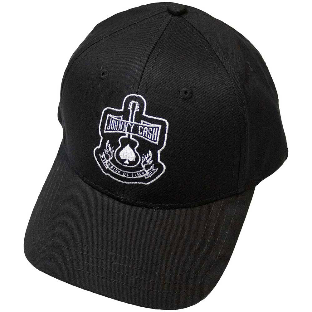 Johnny Cash Guitar Baseball Cap Front