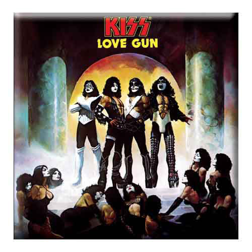 KISS Love Gun Album Magnet Front