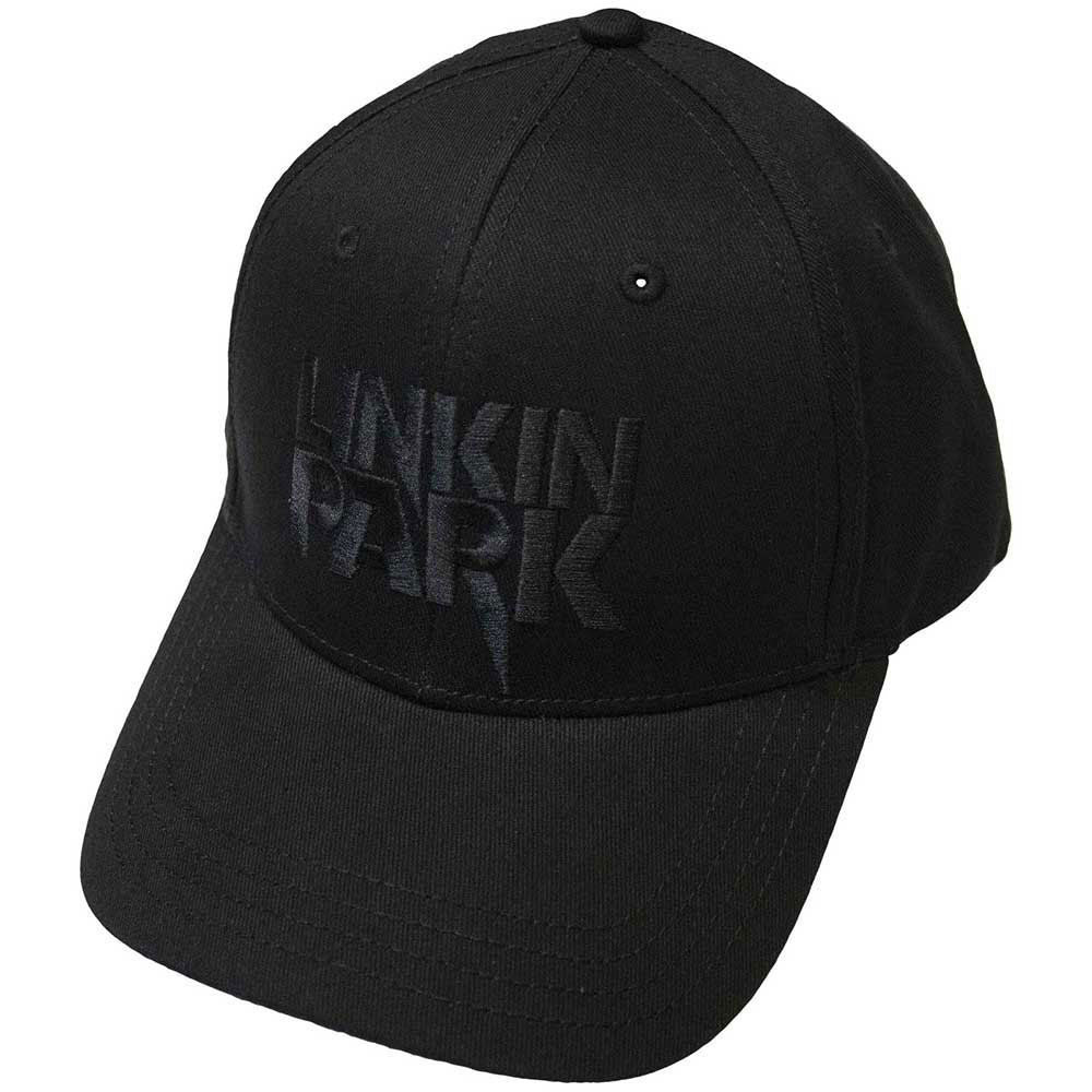 Linkin Park Black Logo Baseball Cap Front