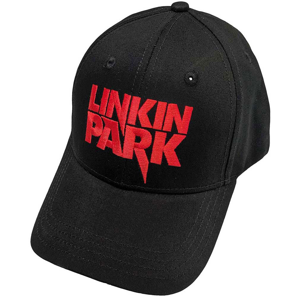 Linkin Park Red Logo Baseball Cap Front