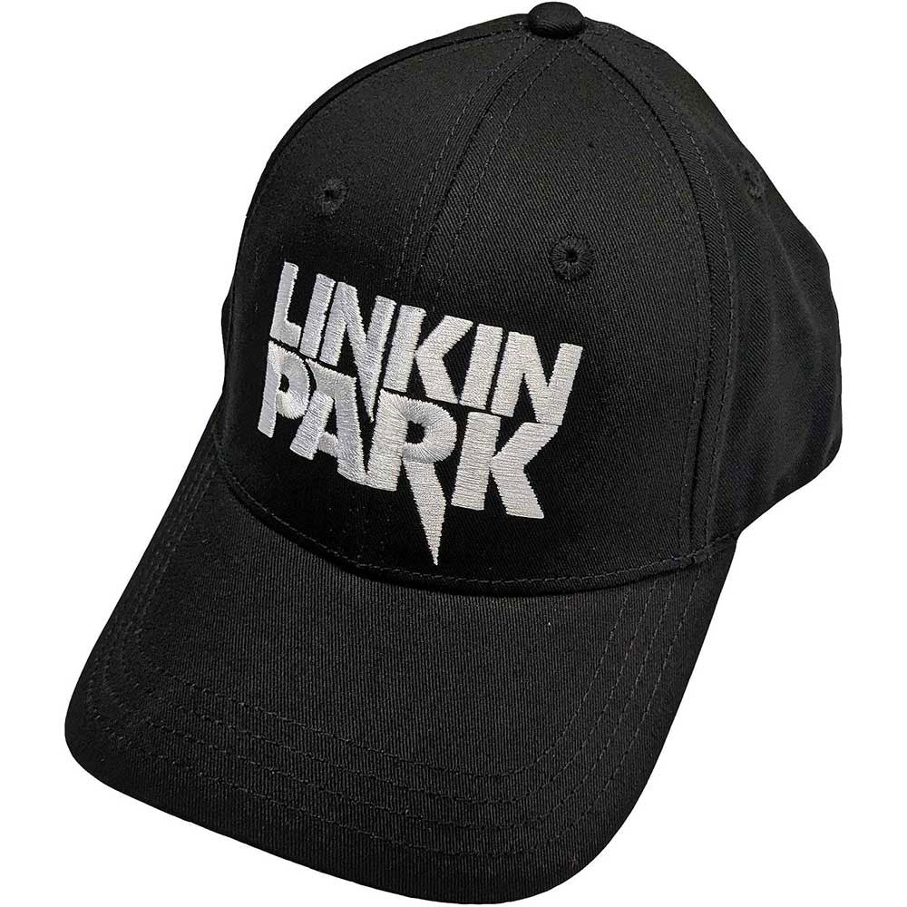 Linkin Park White Logo Baseball Cap Front