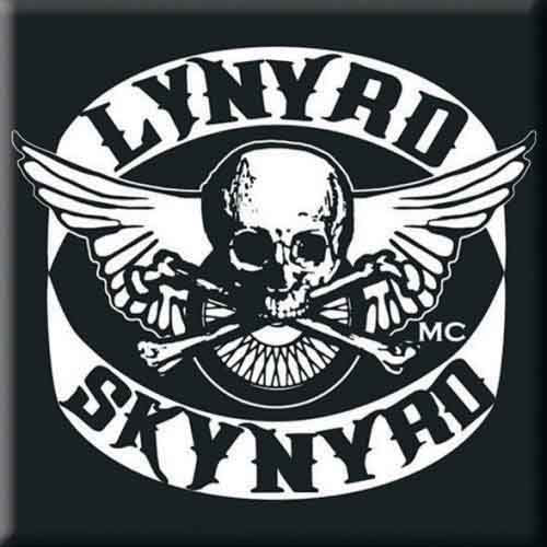 Lynyrd Skynyrd Biker Patch Logo Magnet Front