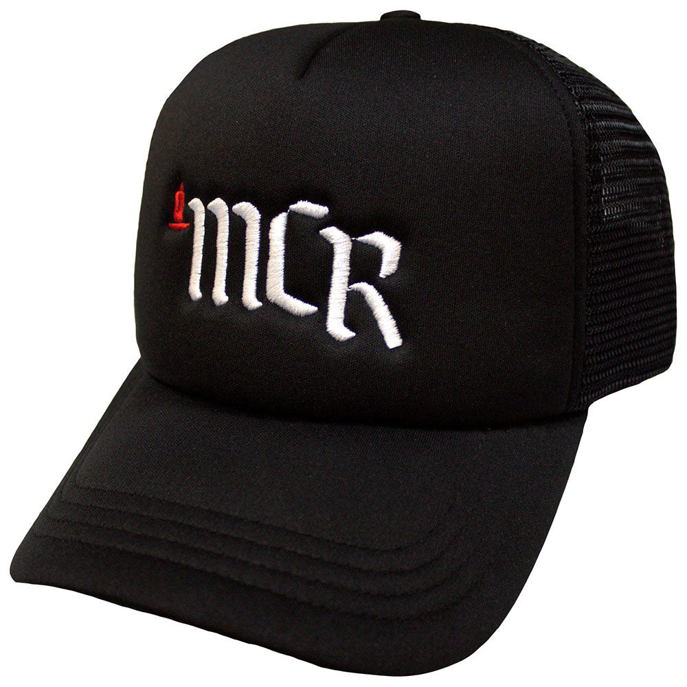My Chemical Romance Mcr Logo Trucker Cap Front