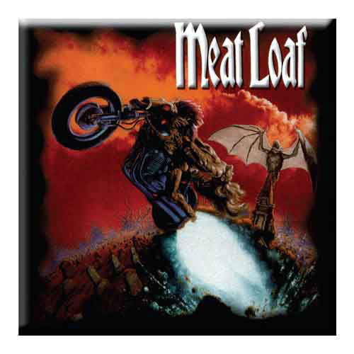 Meatloaf Bat Out Of Hell Magnet Front