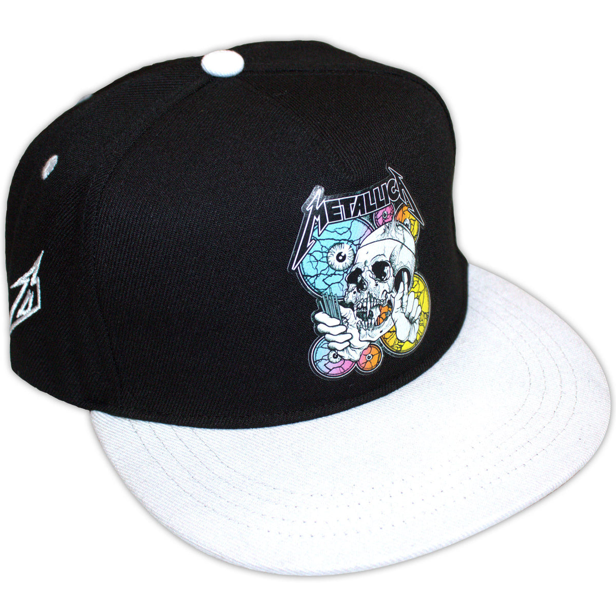 Metallica The Shortest Straw Multi Eyes Baseball Cap Front