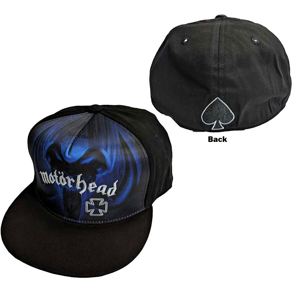 Motorhead Rock 'n' Roll Blue Mono Baseball Cap Front