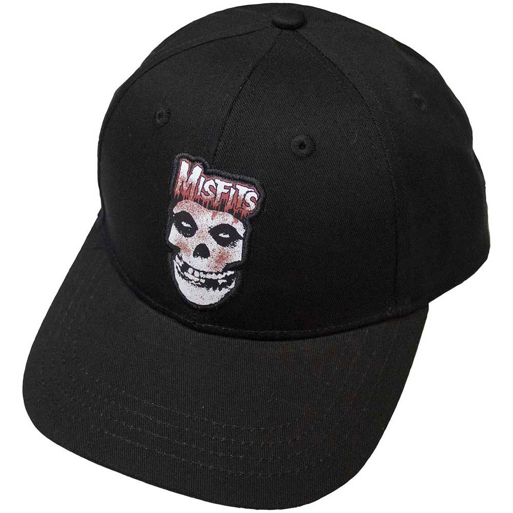 Misfits Blood Drip Skull Baseball Cap Front