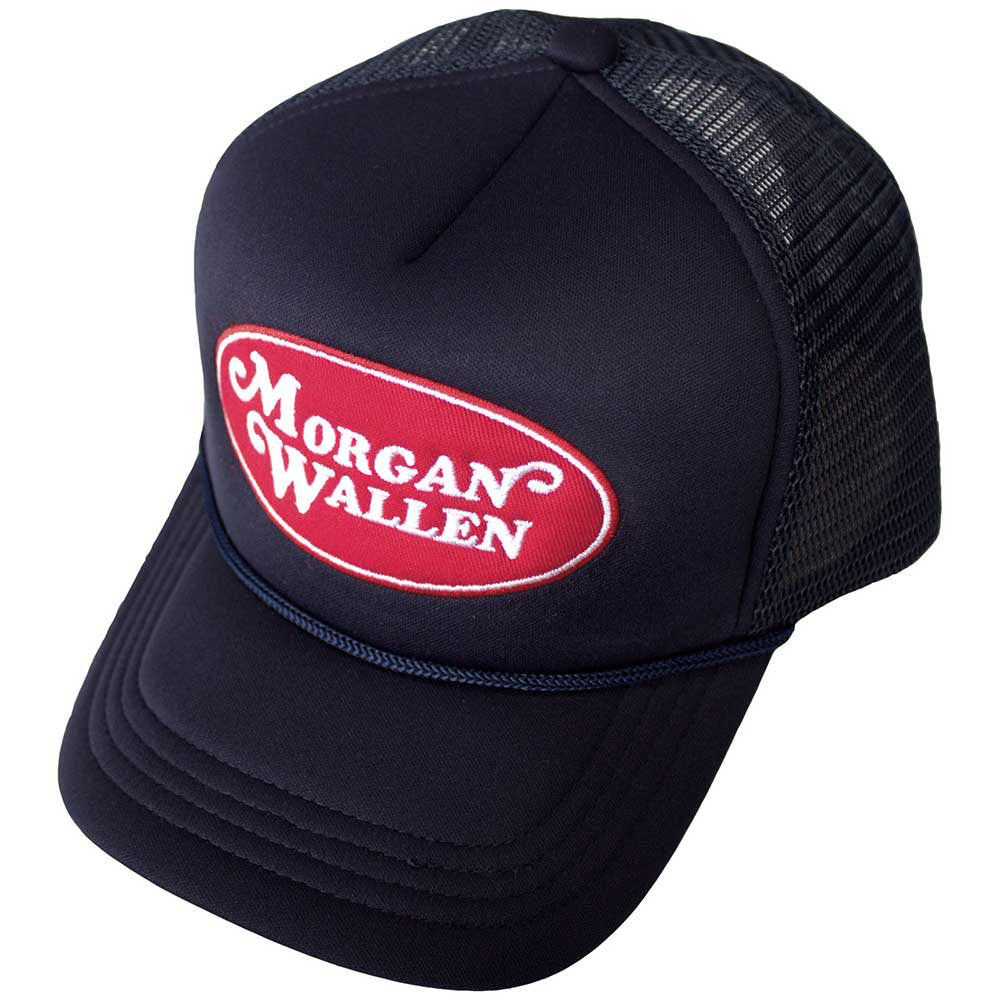 Morgan Wallen Oval Logo Trucker Cap Front