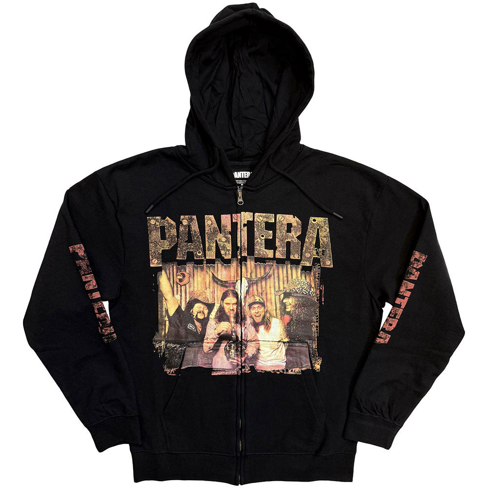 Pantera Bong Group Zippered Hooded Sweatshirt