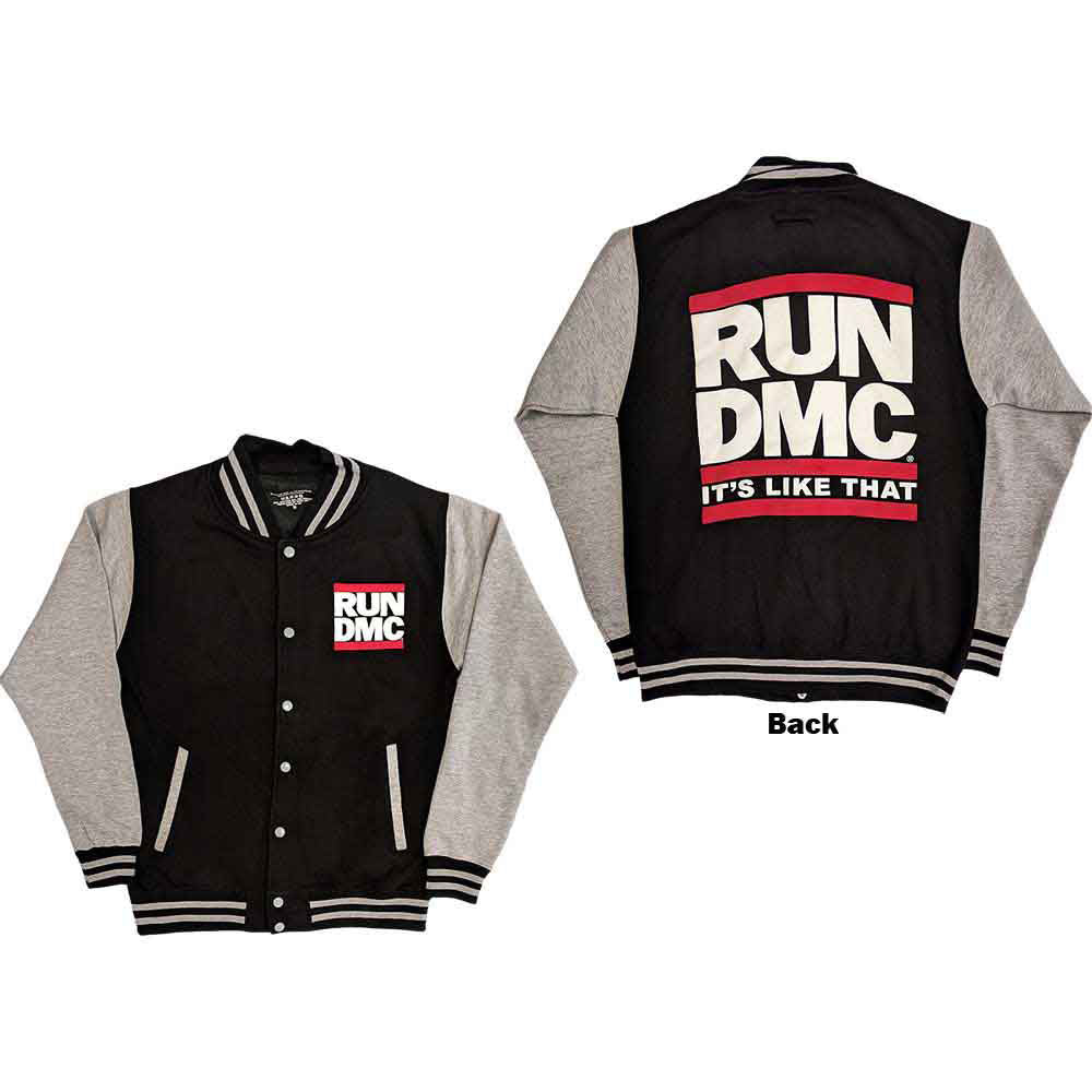 Run DMC It's Like That Varsity Jacket Front