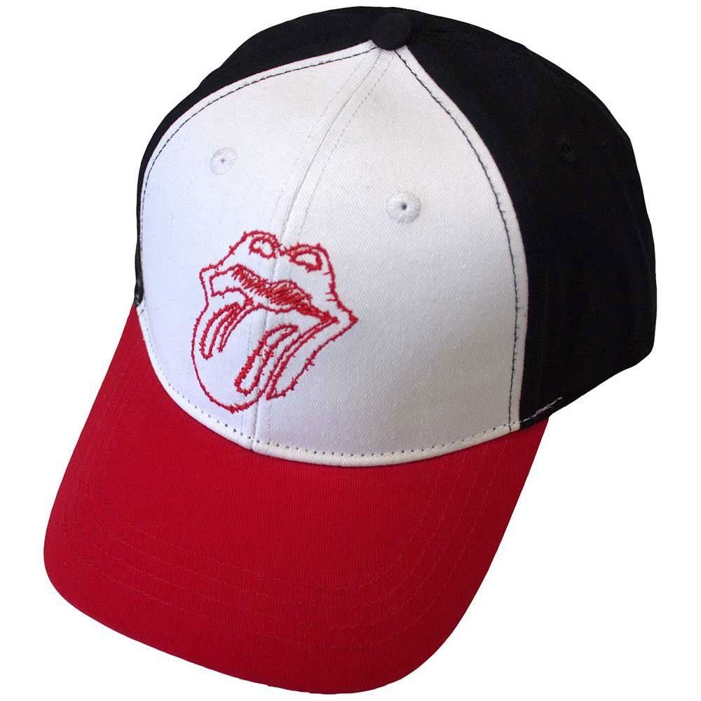 Rolling Stones Classic Tongue Outline Baseball Cap Front