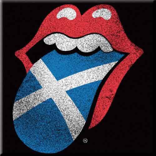 Rolling Stones Tongue Scotland Magnet Front
