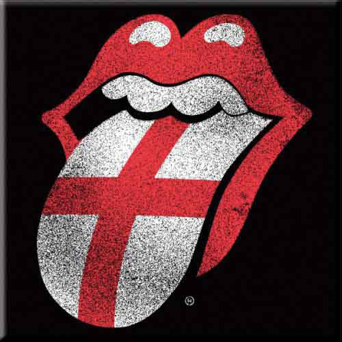 Rolling Stones Tongue England Magnet Front