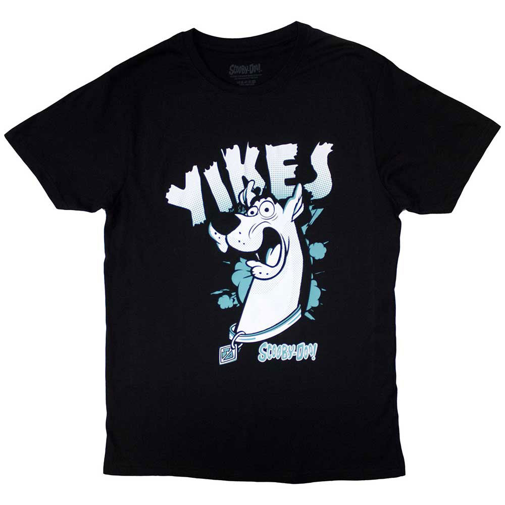 Scooby Doo Yikes Scooby Blue T-shirt Front
