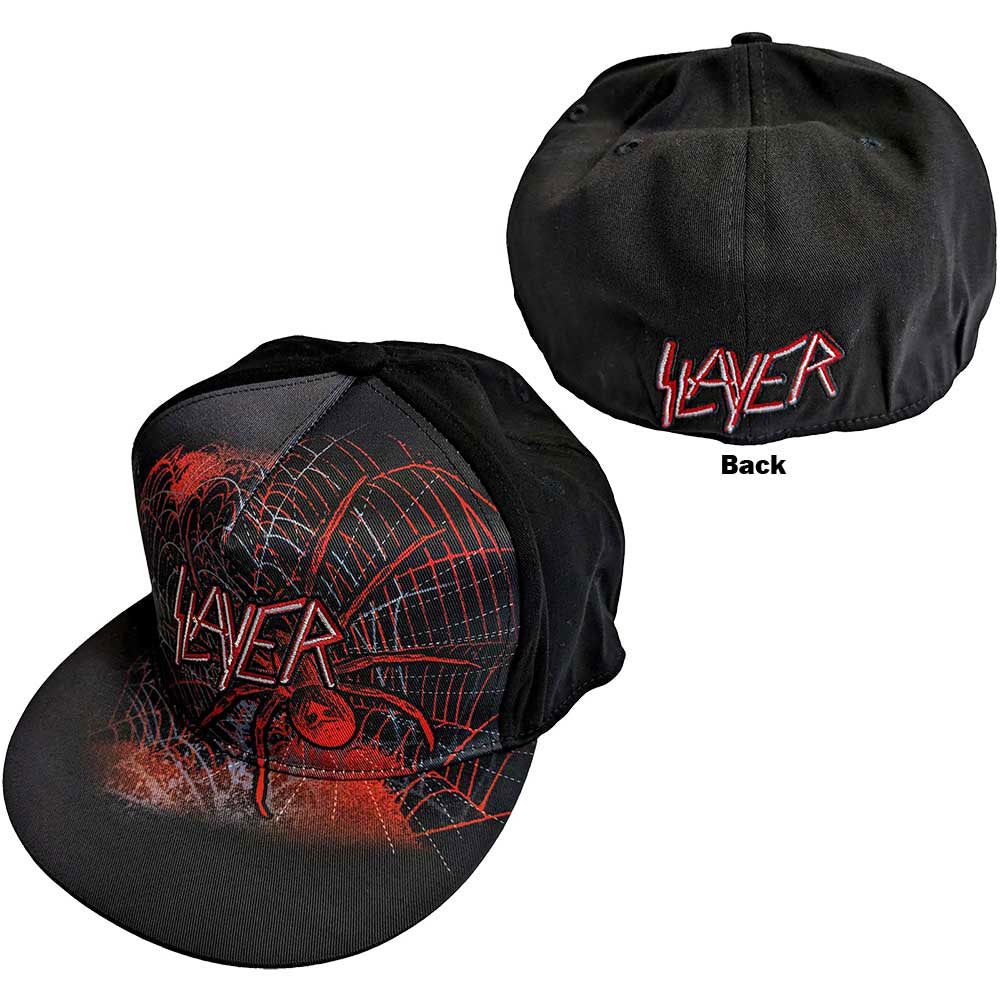Slayer Spiderweb Baseball Cap Front