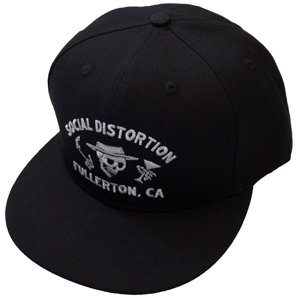 Social Distortion Fullerton Skelly Baseball Cap Front