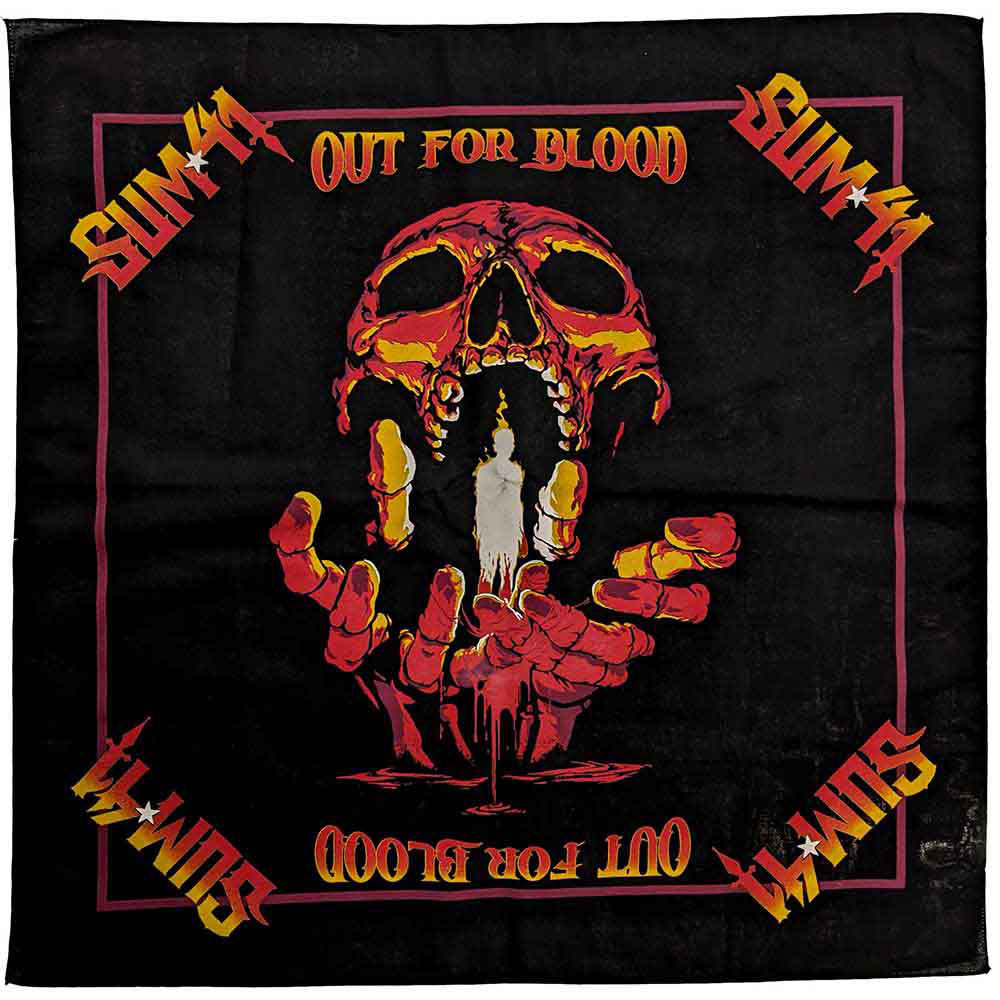 Sum 41 Out For Blood Bandana Front