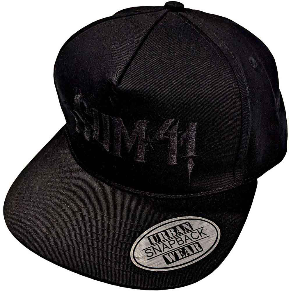 Sum 41 Black Logo Baseball Cap Front