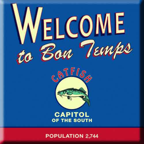 True Blood Welcome To The Bon Temps Magnet Front