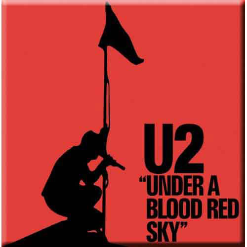U2 Under A Blood Red Sky Magnet Front