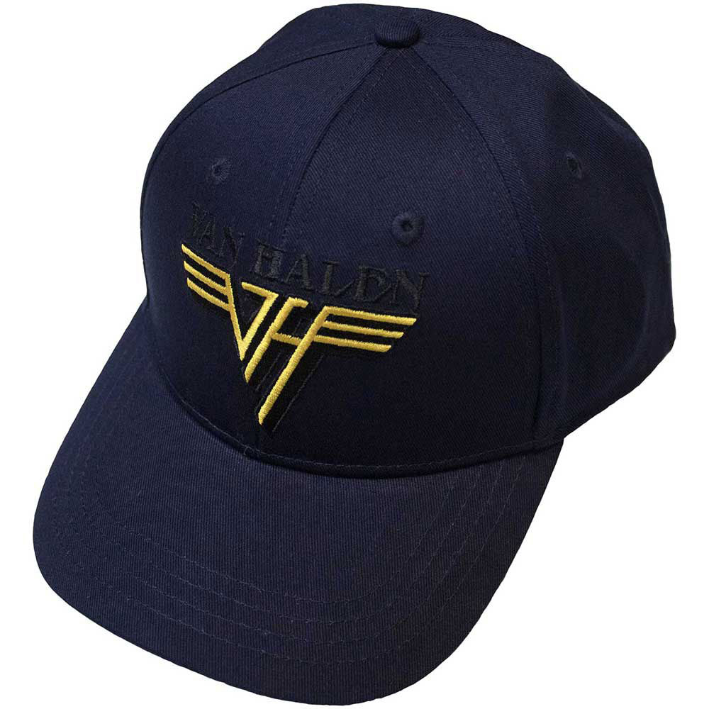 Van Halen Text & Yellow Logo Baseball Cap Front
