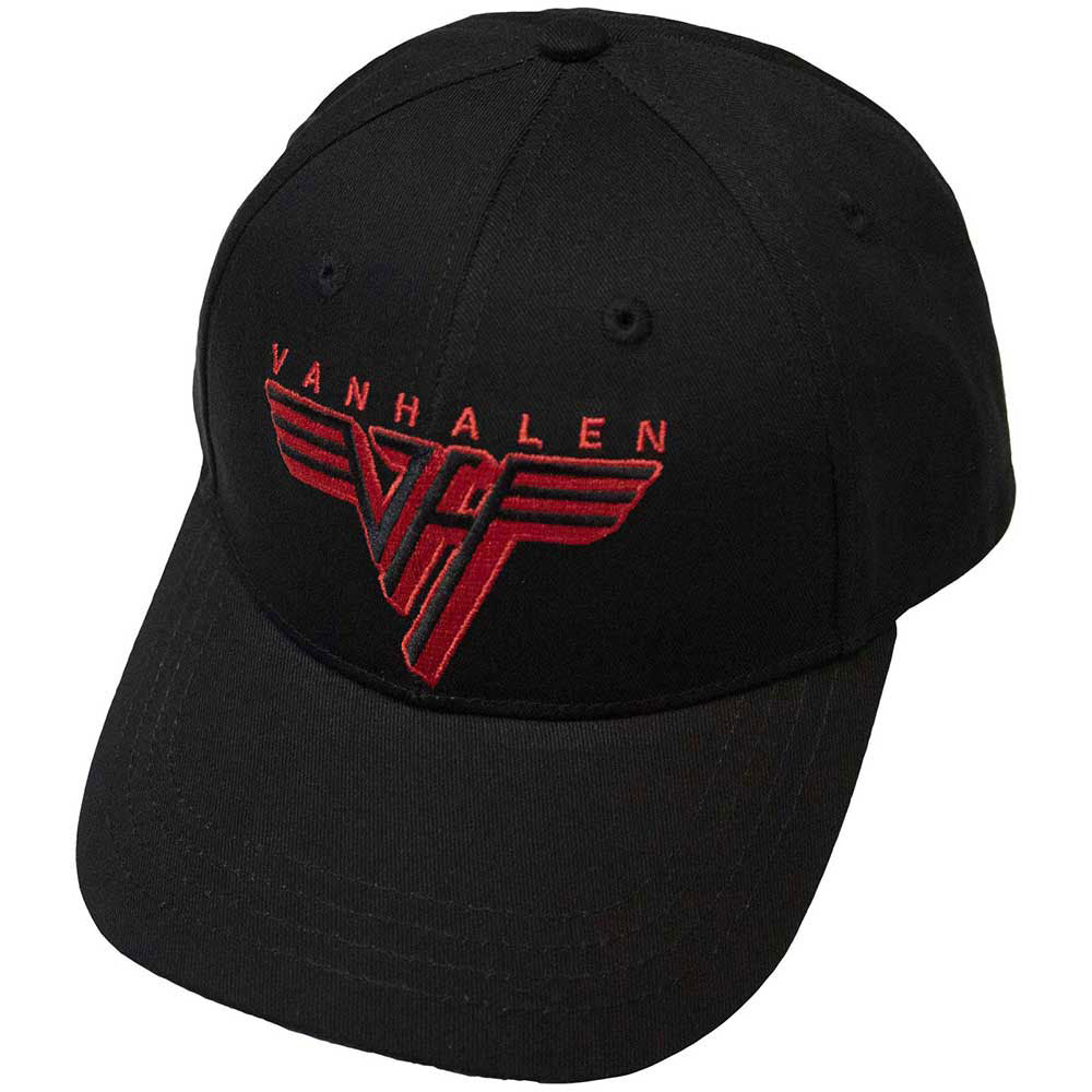 Van Halen Classic Red Logo Baseball Cap Front