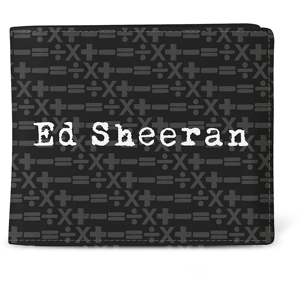 Ed Sheeran Symbols Pattern Wallet Front