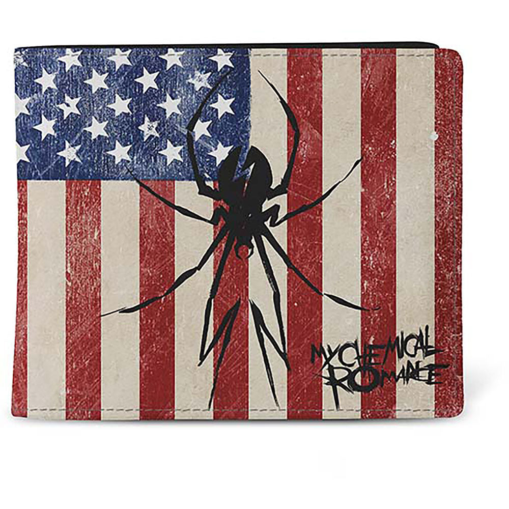 My Chemical Romance Usa Spider Wallet Front