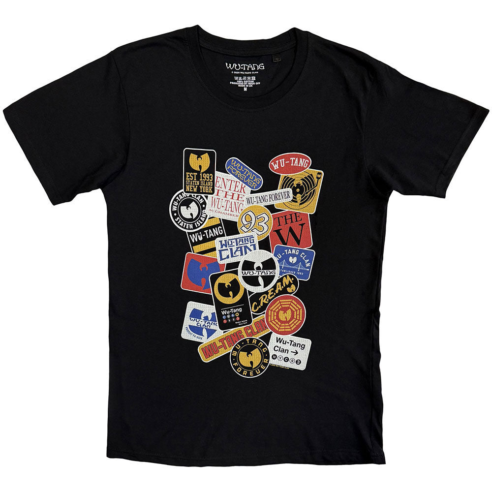 Wu Tang Clan Badges T-shirt Front