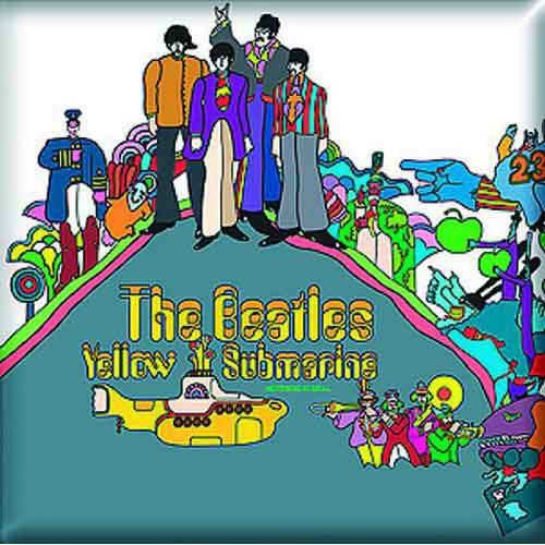 Beatles Yellow Submarine Album Magnet Front