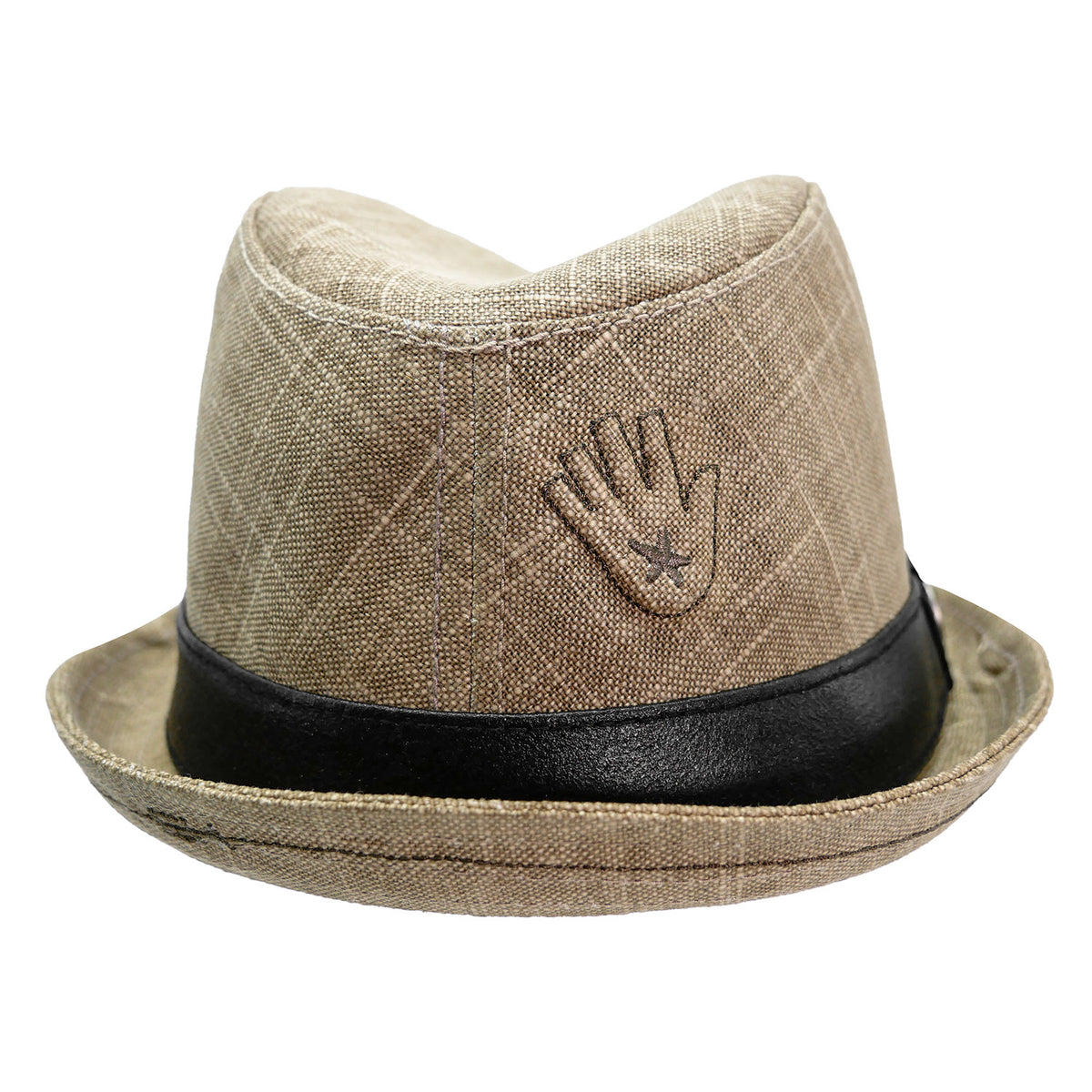 Alicia Keys Khaki/Tan Fedora Fedora Back