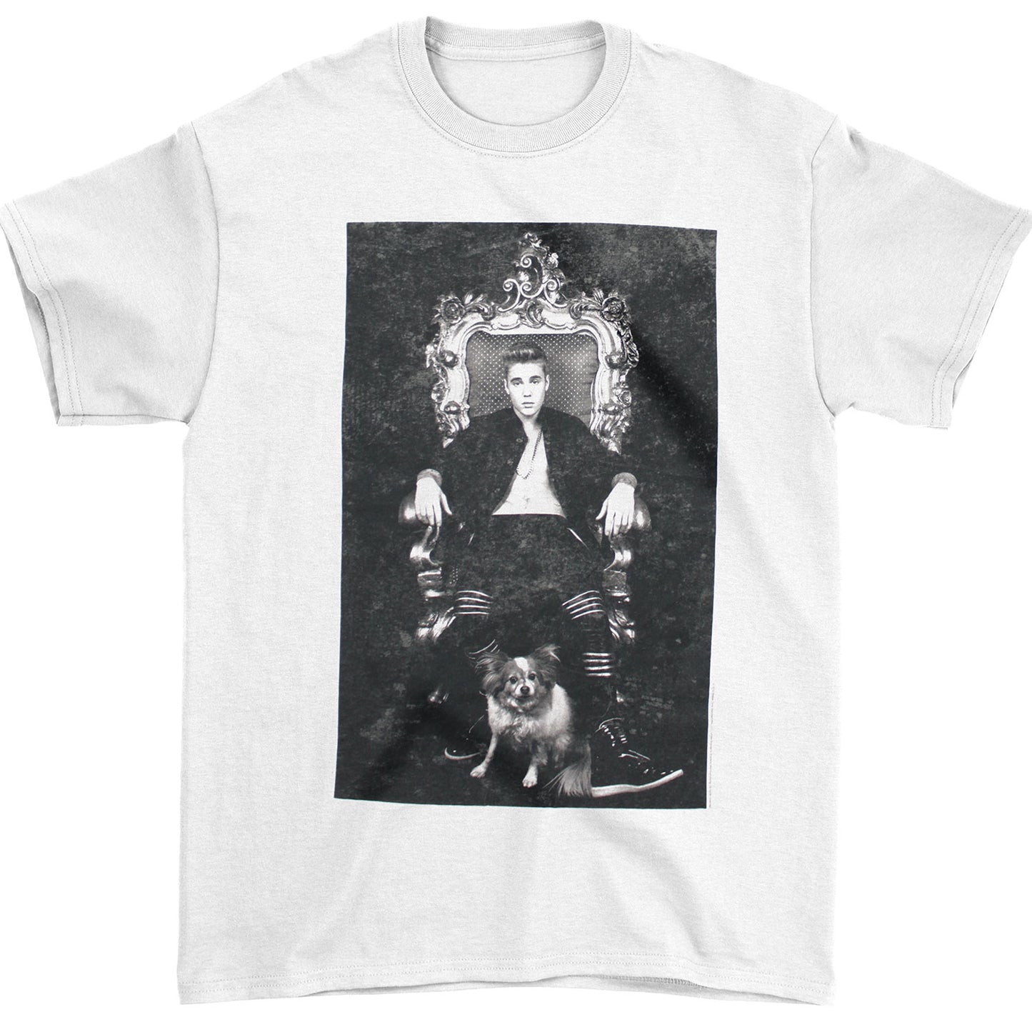 Justin Bieber Throne T-shirt Front