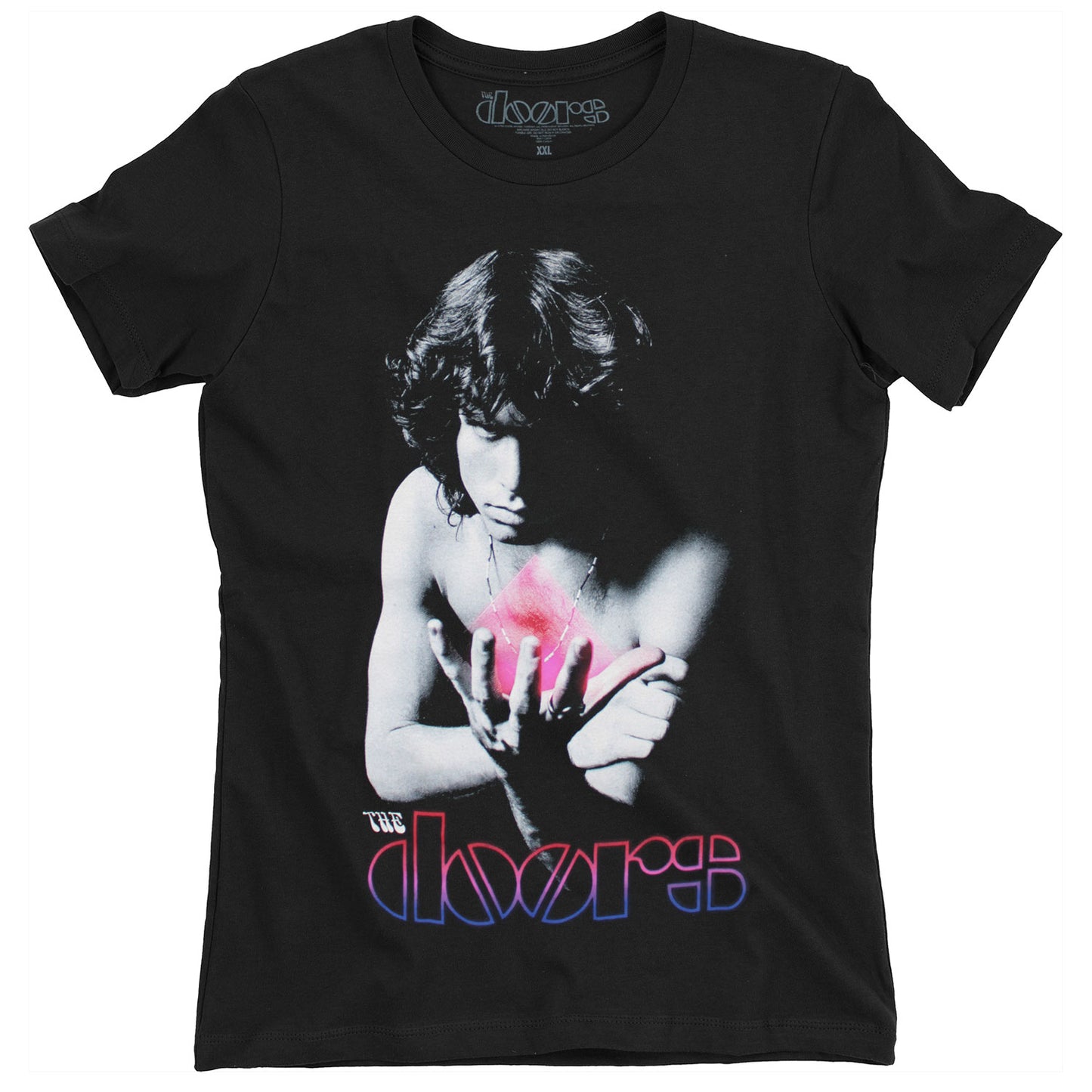 Doors Jim Morrison Pink Prism Junior Top Front