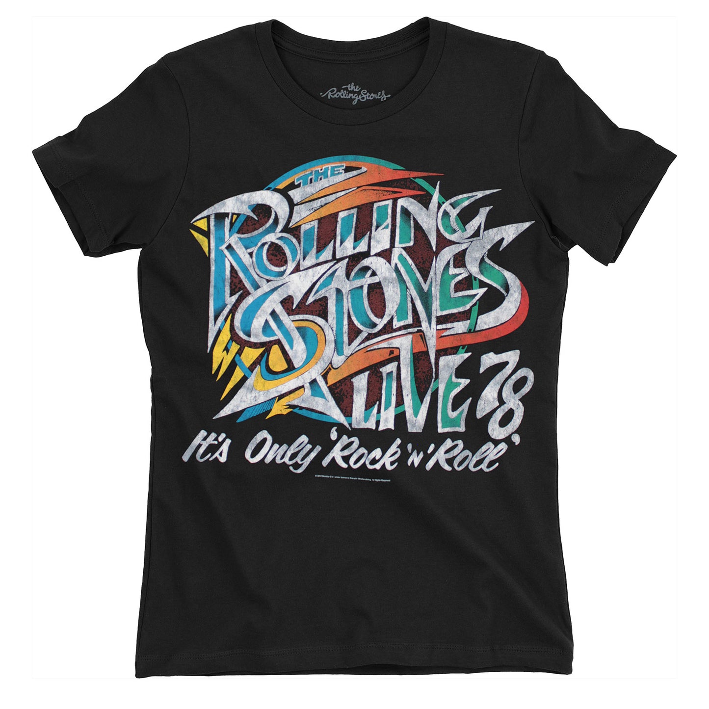 Rolling Stones It's Only 'Rock 'N' Roll' Junior Top Front