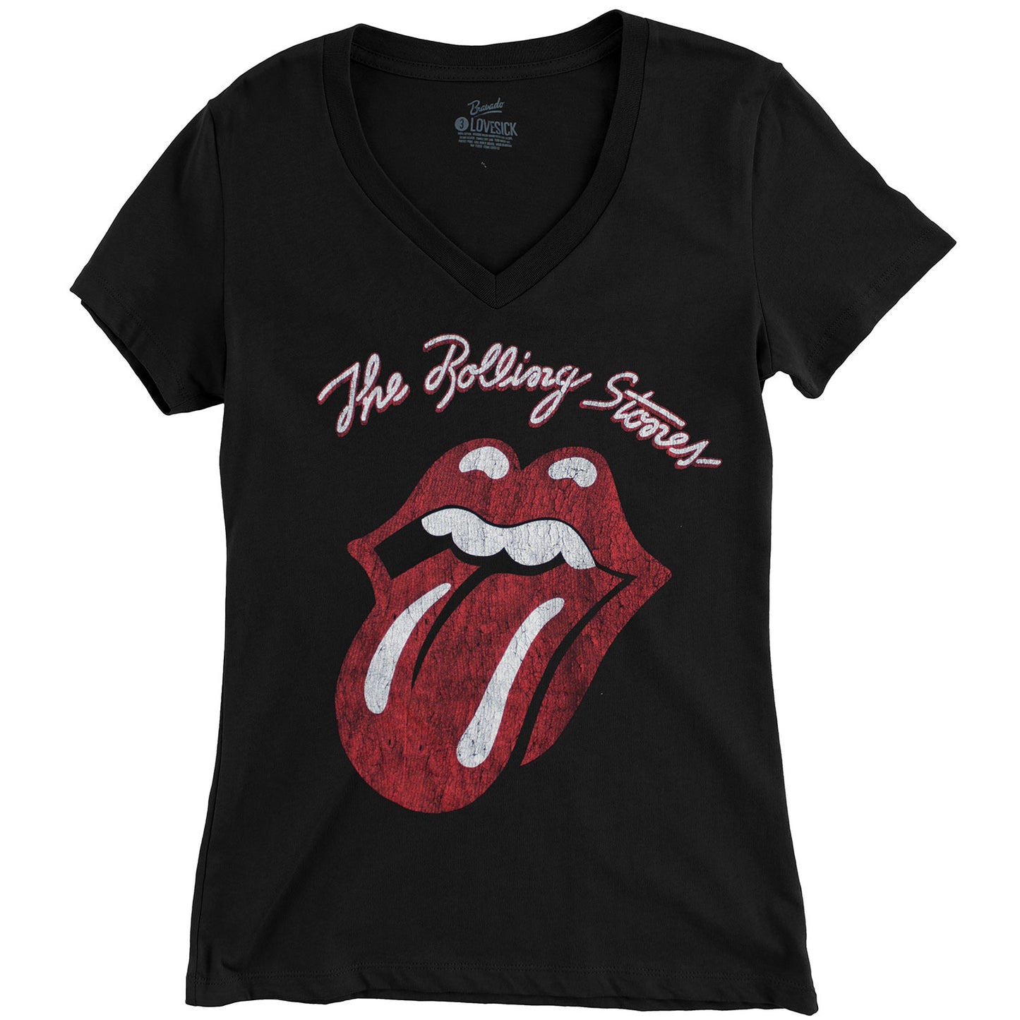 Rolling Stones Classic Tongue Plus Size Tee Junior Top Front