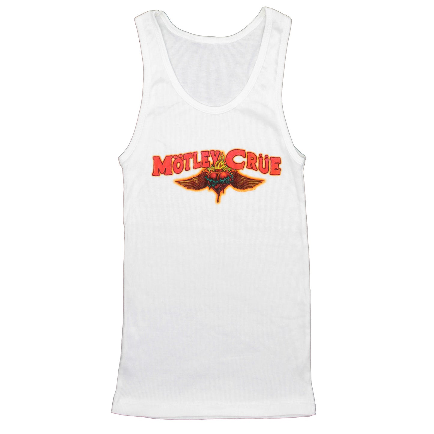 Motley Crue Winged Sacred Heart Logo Junior Top