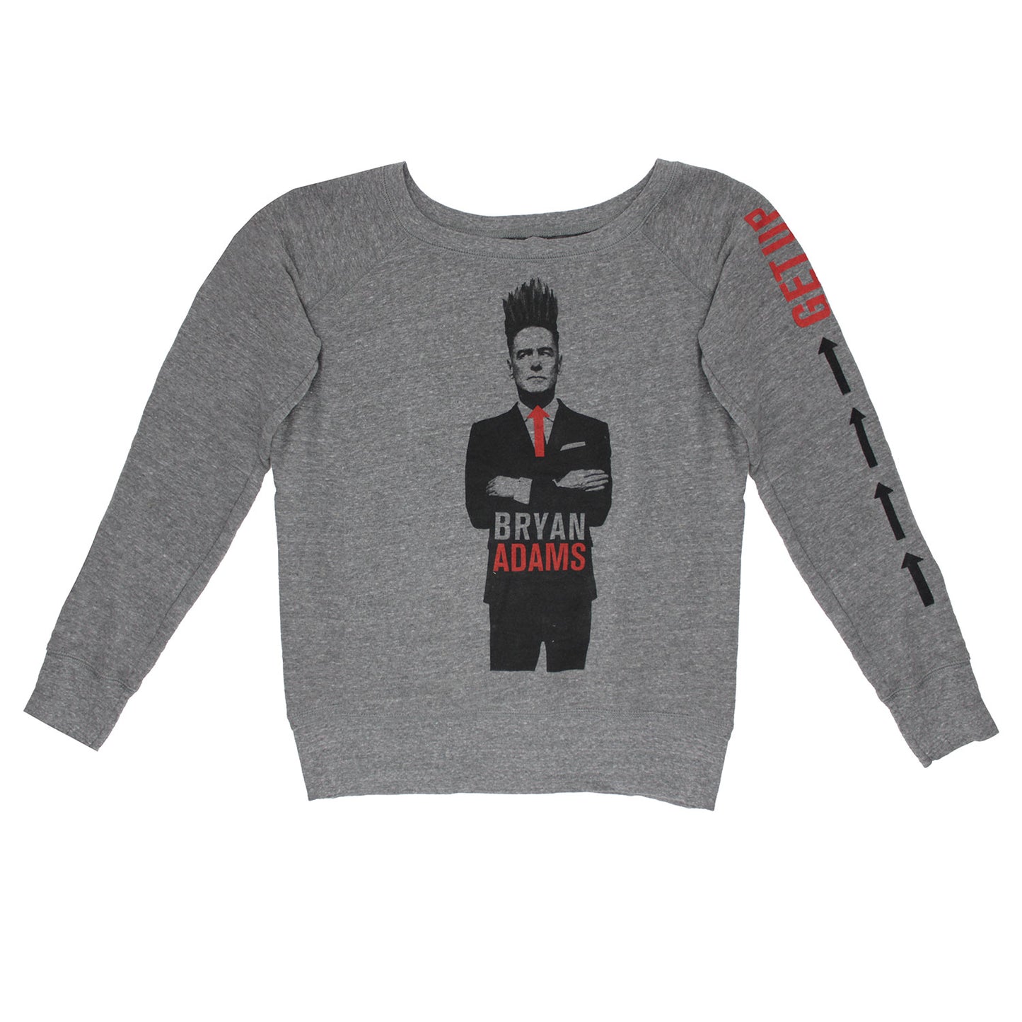 Bryan Adams Get Up Junior Scoop Neck Sweatshirt Junior Top Front