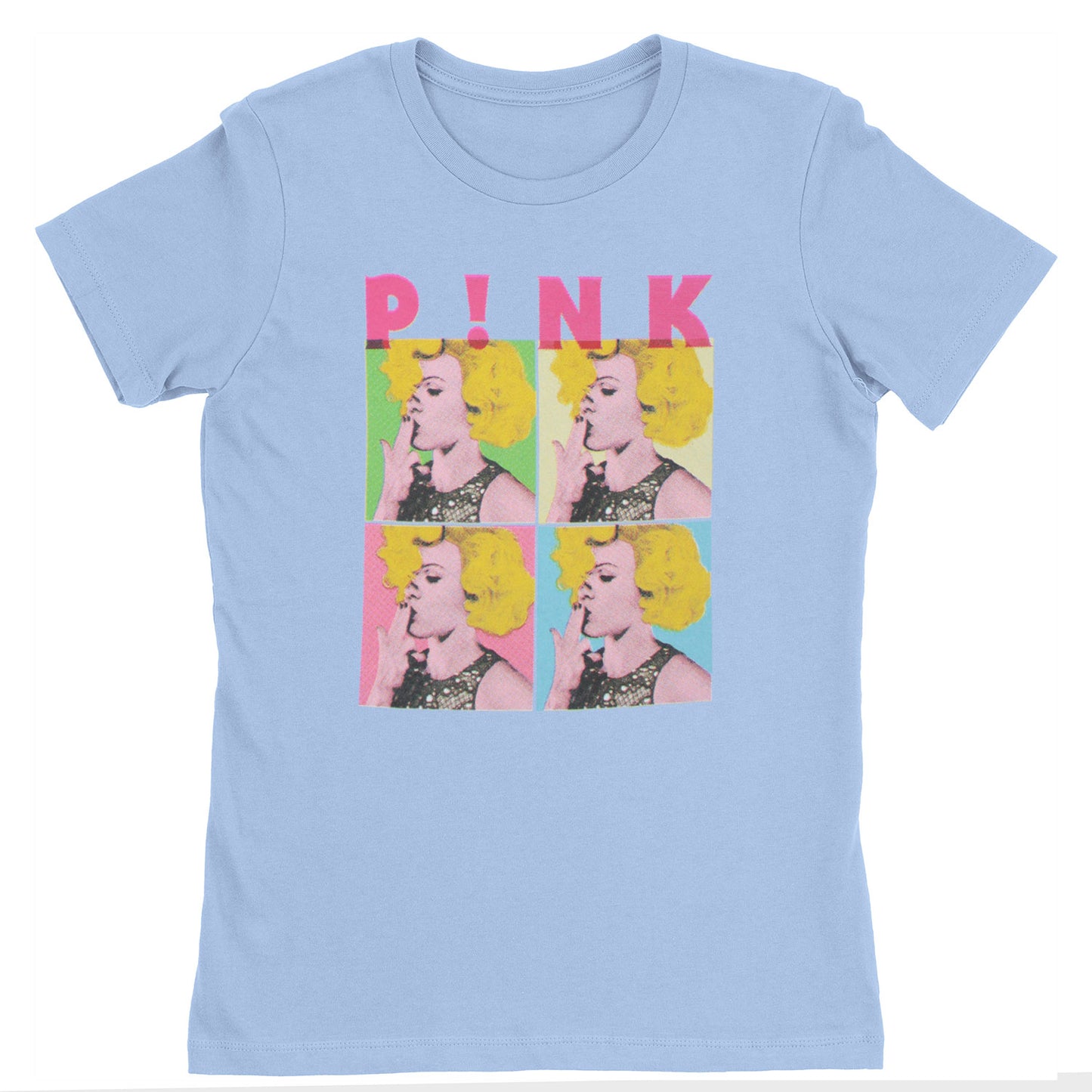 Pink P!nk Retro Squares Junior Top Front