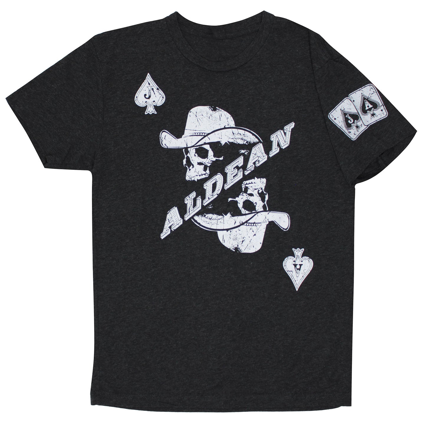 Jason Aldean Playing Card Slim Fit T-shirt Front
